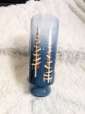 Vintage Gay Fad Mid-Century Atomic Winter Trees snowtrees mixed drink shaker